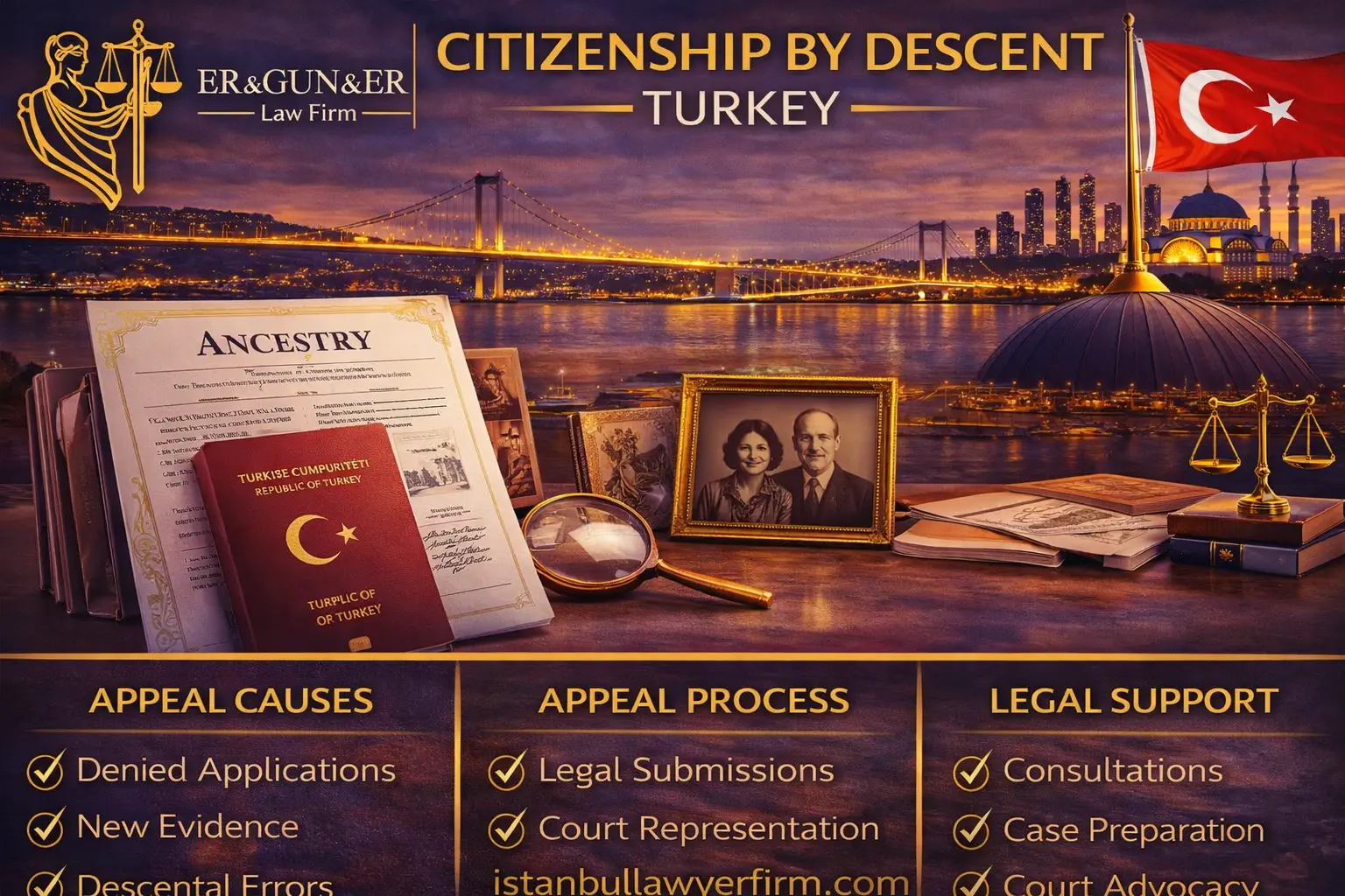 Ancestry citizenship in Turkey proving lineage civil registry corrections apostille and application roadmap