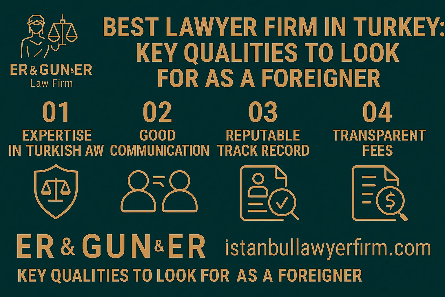 Best lawyer firm in Turkey for foreigners