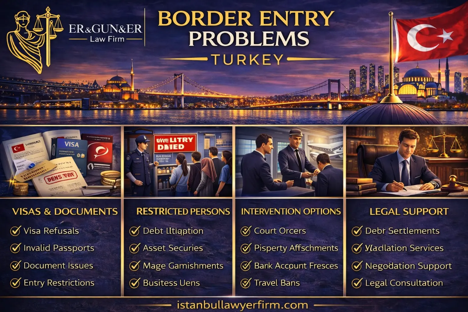 Border entry problems in Turkey refused entry secondary inspection entry bans and remedies for foreigners