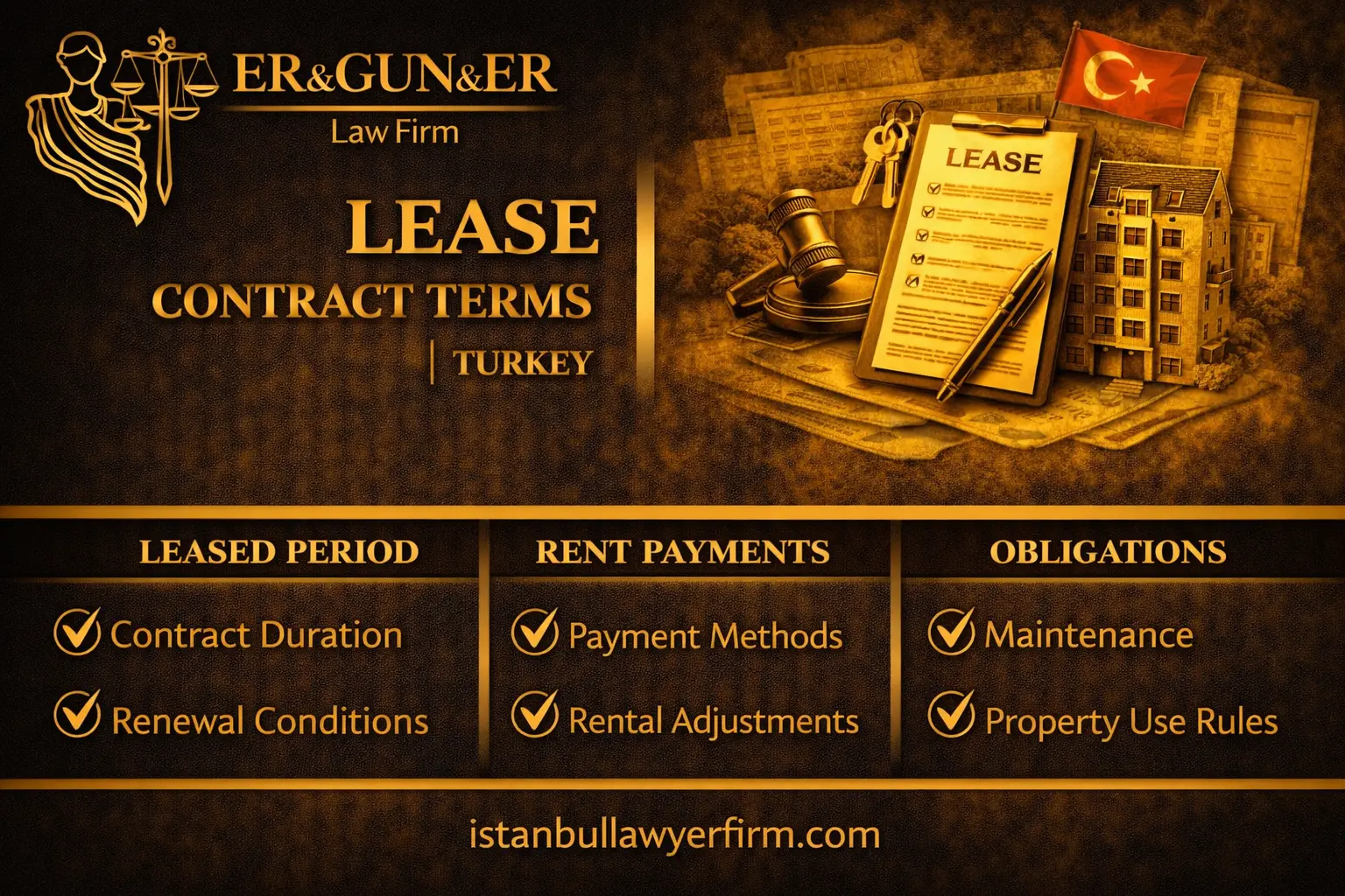 Lease contract terms for landlords and tenants in Turkey drafting and dispute prevention