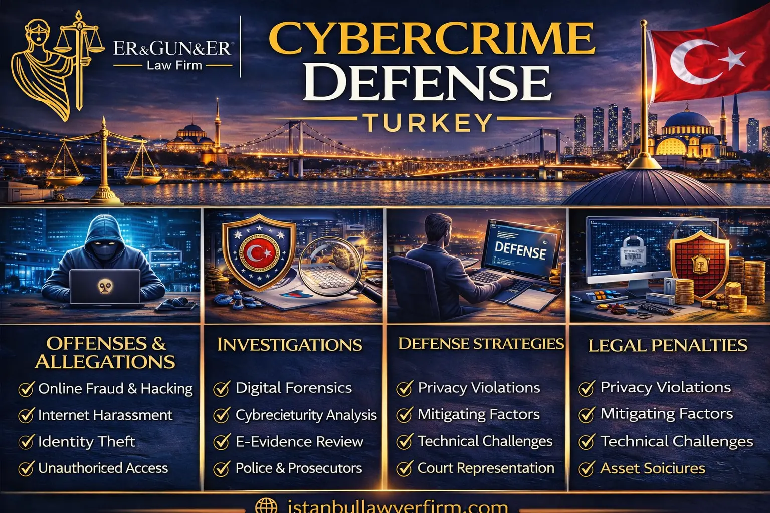 Cybercrime defense in Turkey digital evidence safeguards investigation strategy and cross-border risks