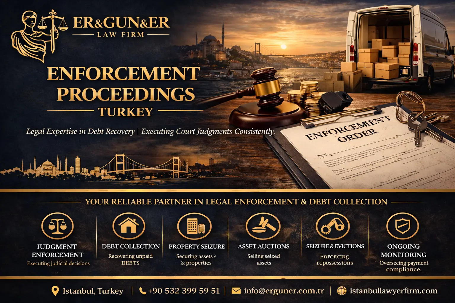 Enforcement proceedings in Turkey objections attachment asset tracing and execution strategy