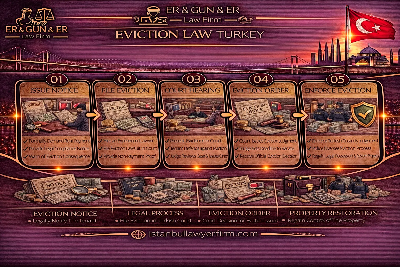 Eviction law in Turkey landlord tenant procedure and enforcement