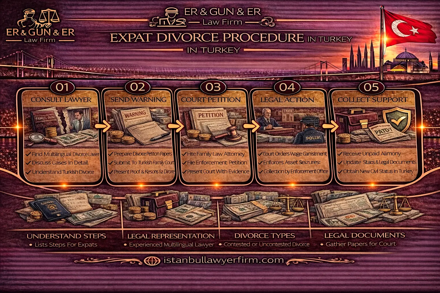 Cross-border divorce procedure in Turkish courts for non-citizens