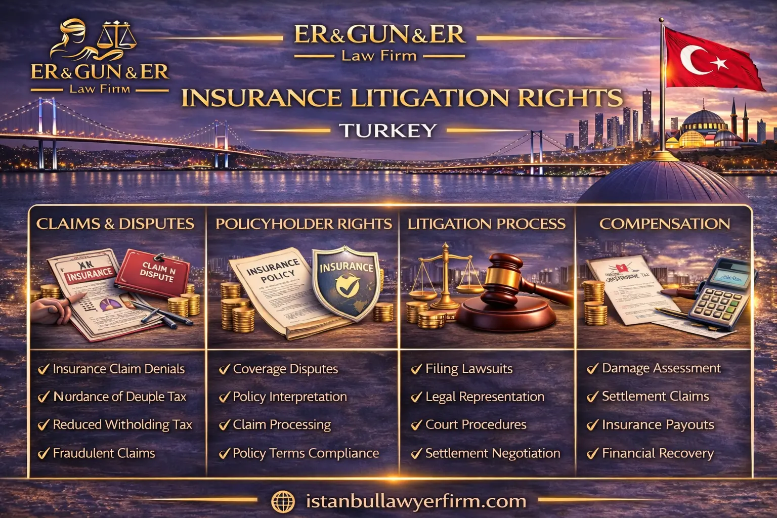 Insurance dispute evidence file and litigation strategy in Turkey