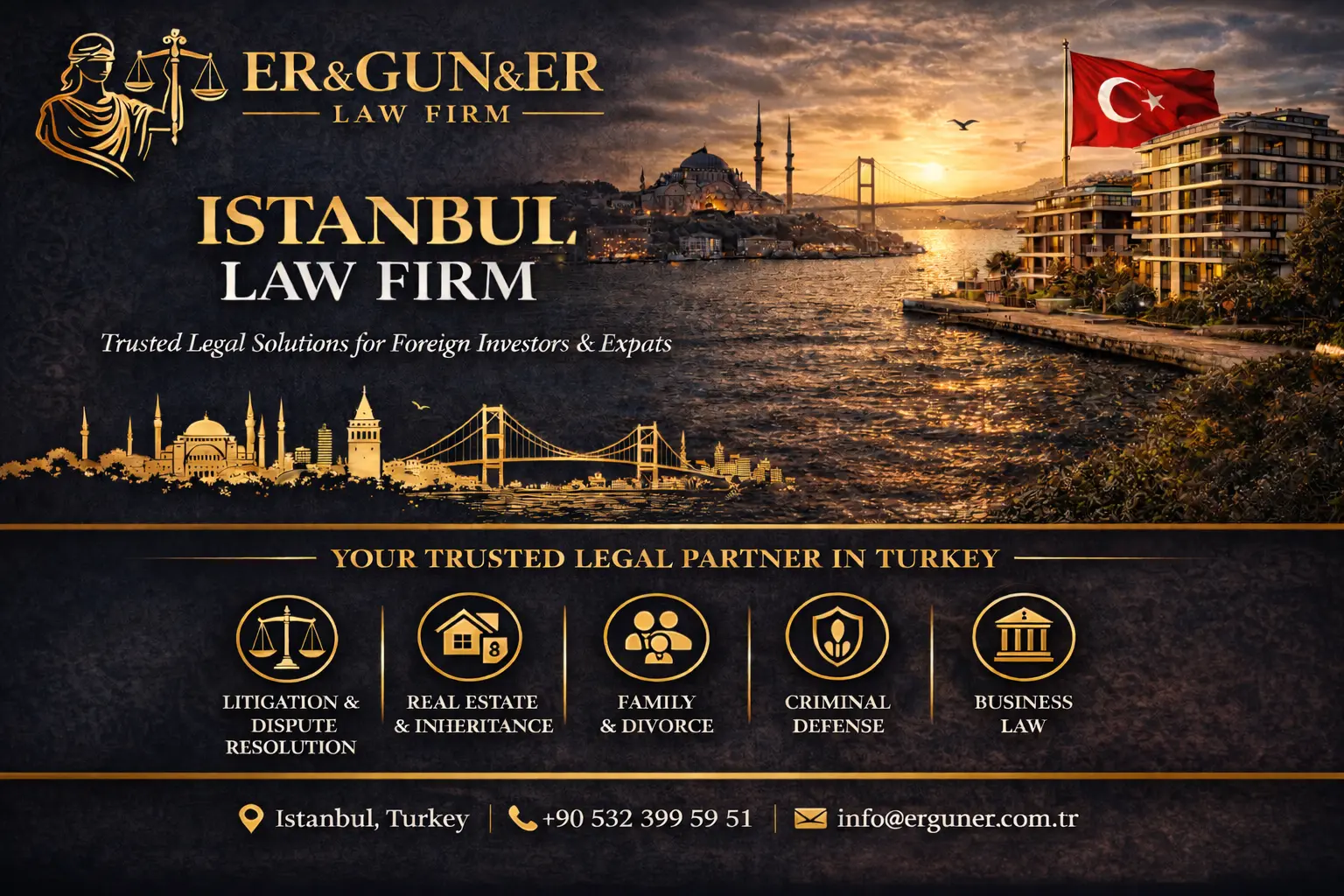 Istanbul Law Firm: Legal Services for Foreign Nationals and International Businesses