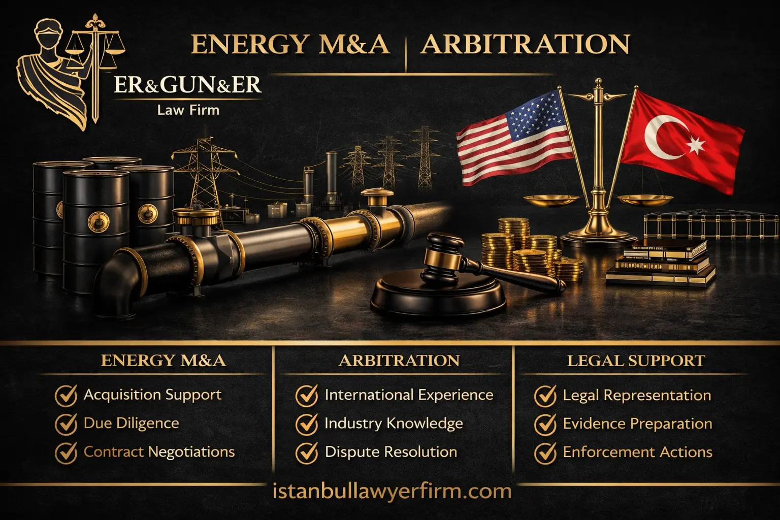 M&A arbitration in energy contracts dispute strategy expert evidence interim measures and enforcement in Turkey