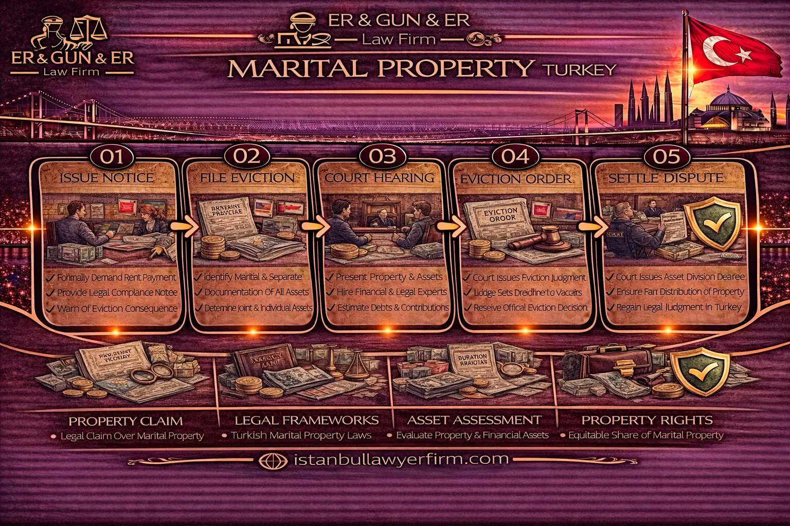 Marital property regime in Turkey division tracing valuation and enforcement