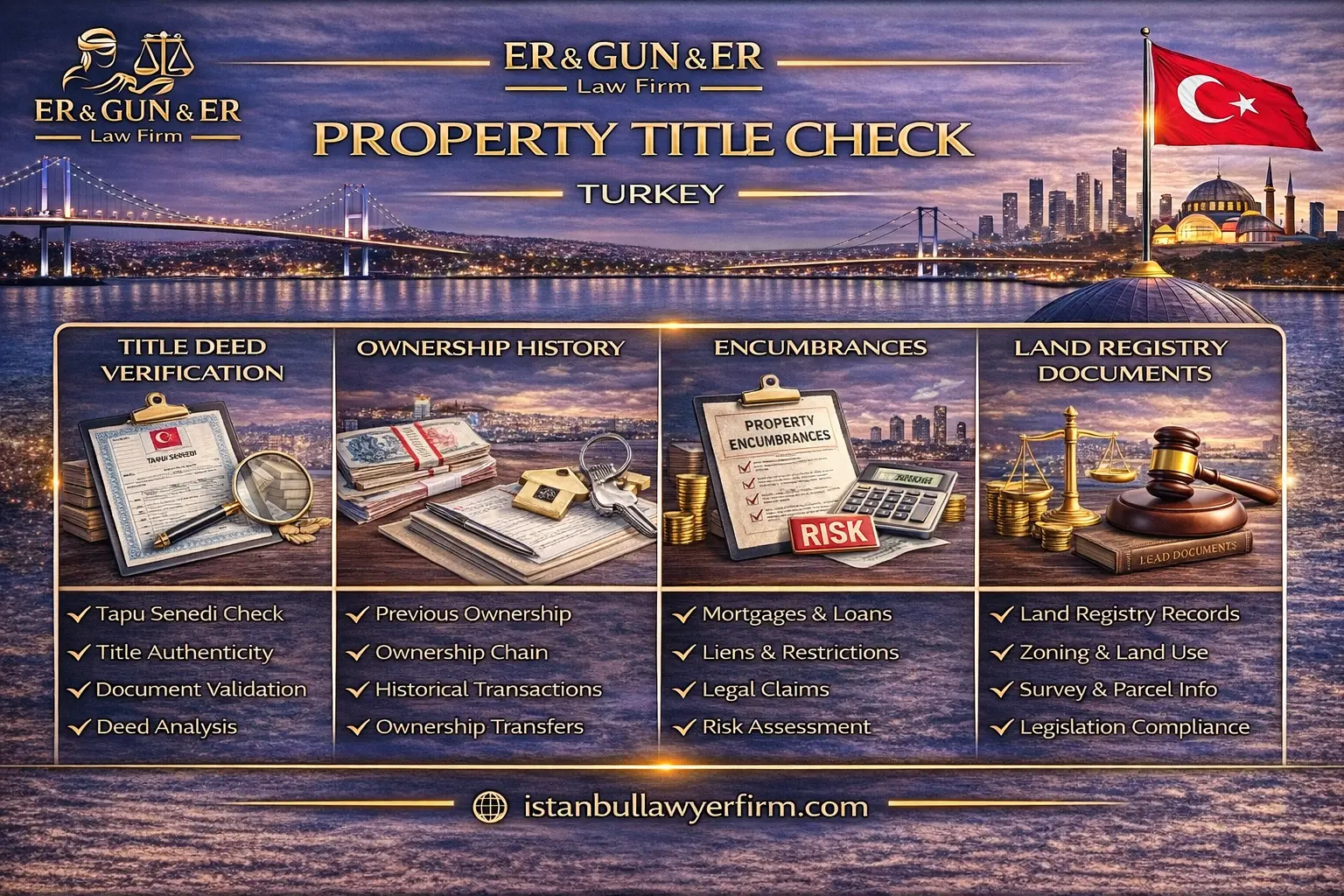 Property title deed check in Turkey due diligence for foreign buyers