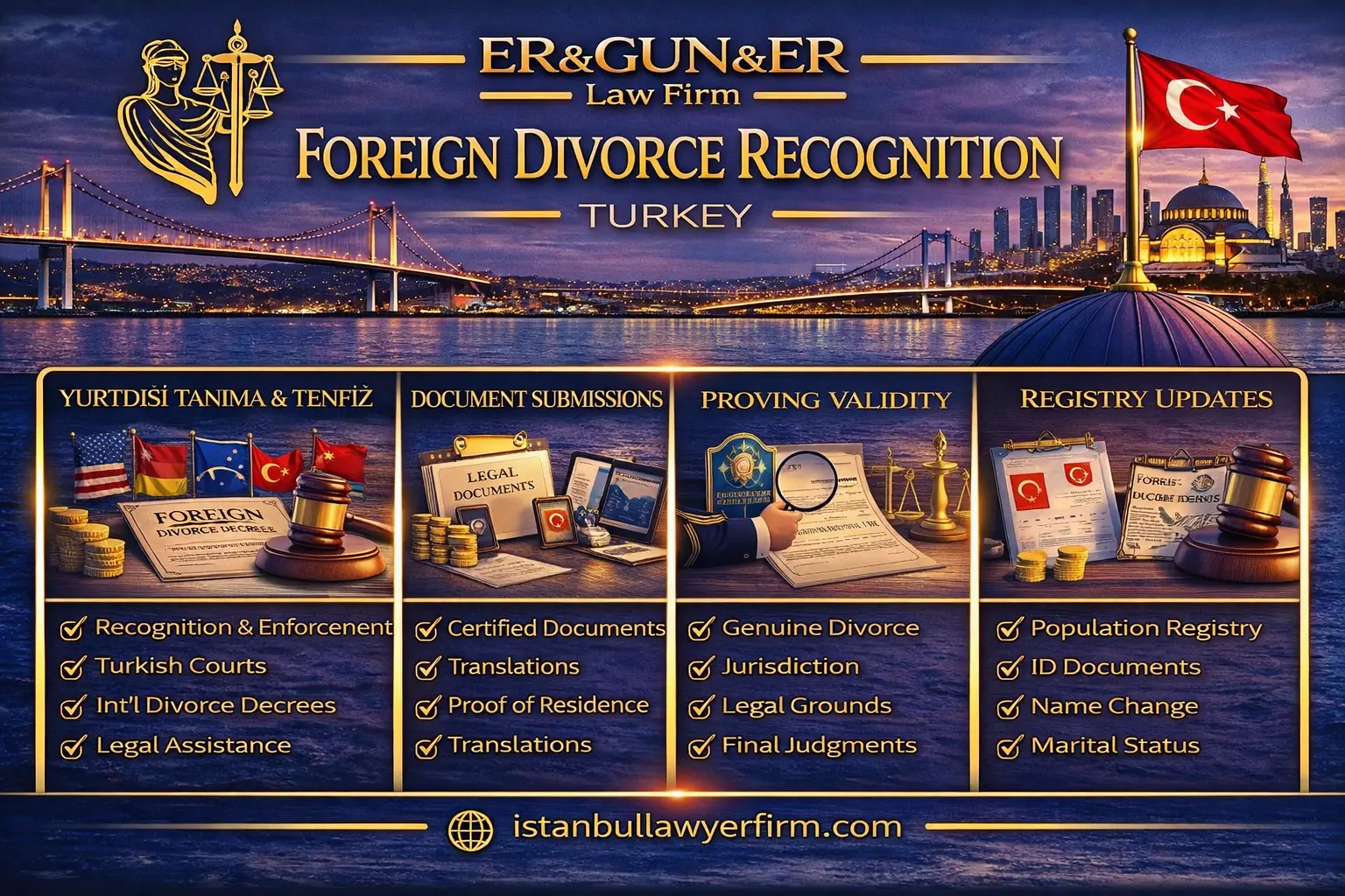 Recognizing foreign divorces in Turkey documentation apostille translations court and administrative routes