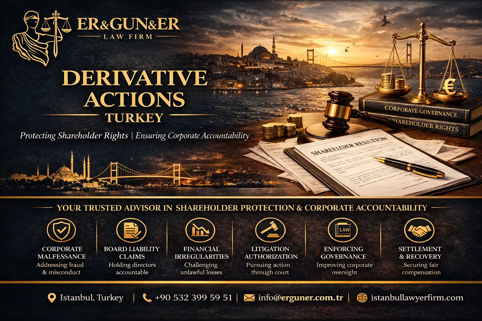 Shareholder derivative actions in Turkey director liability evidence strategy and enforcement