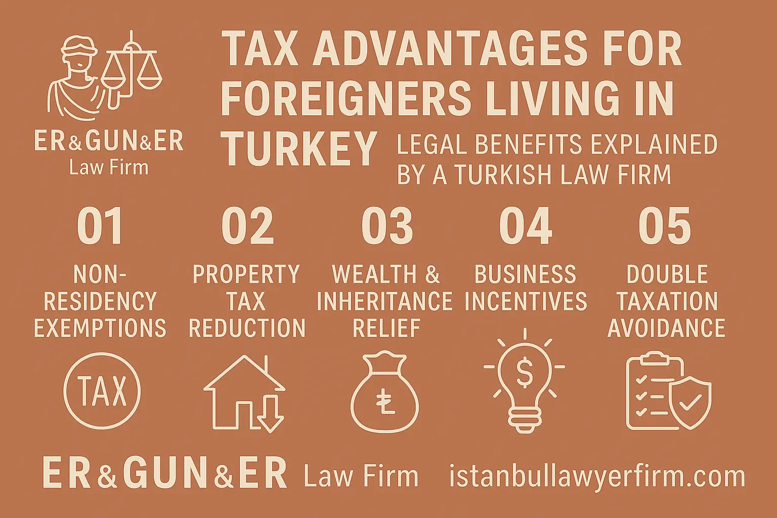 Tax Advantages for Foreigners in Turkey - Legal Support by Turkish Law Firm