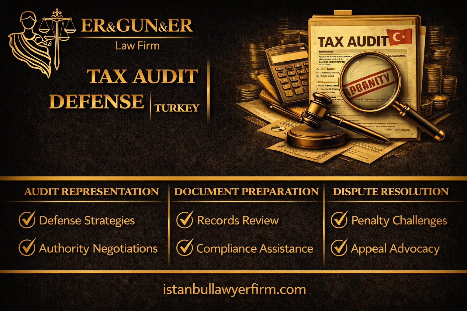 Tax audit defense in Turkey evidence preservation report rebuttal and litigation readiness