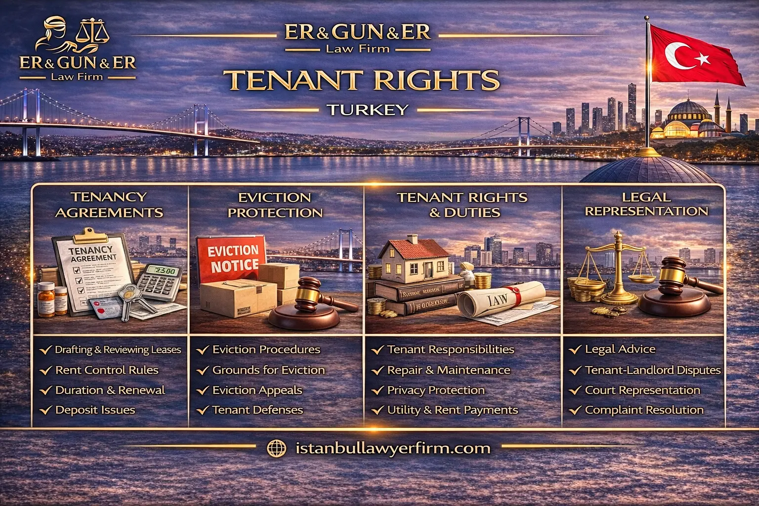 Lease documentation and eviction defense evidence for tenants in Turkey