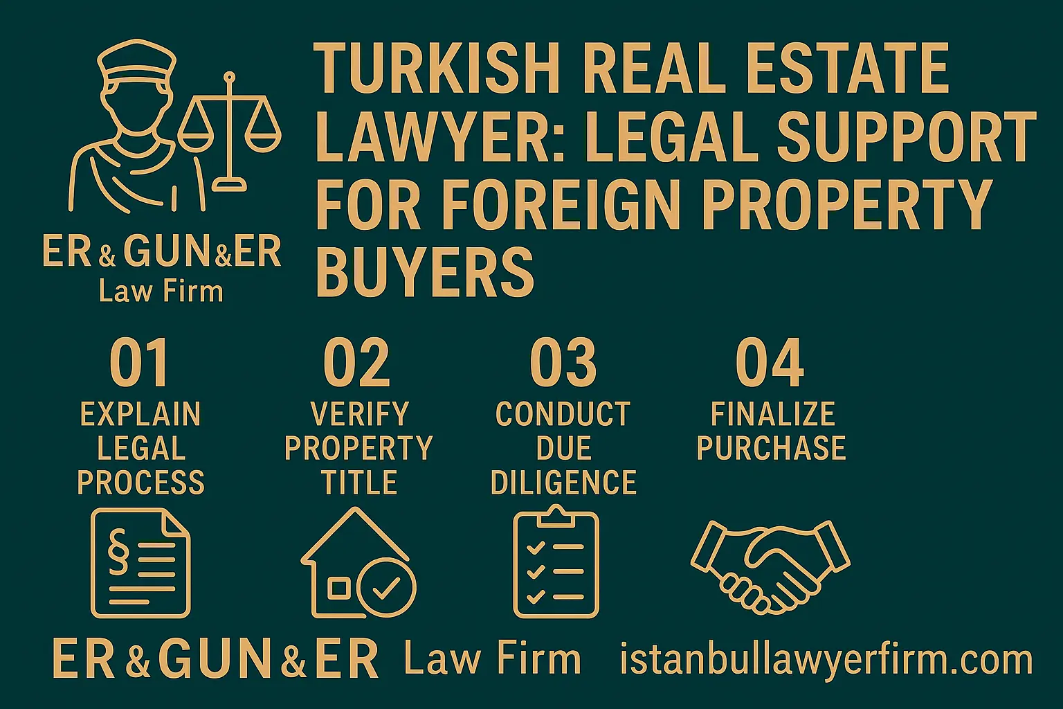 Turkish real estate lawyer reviewing property deed